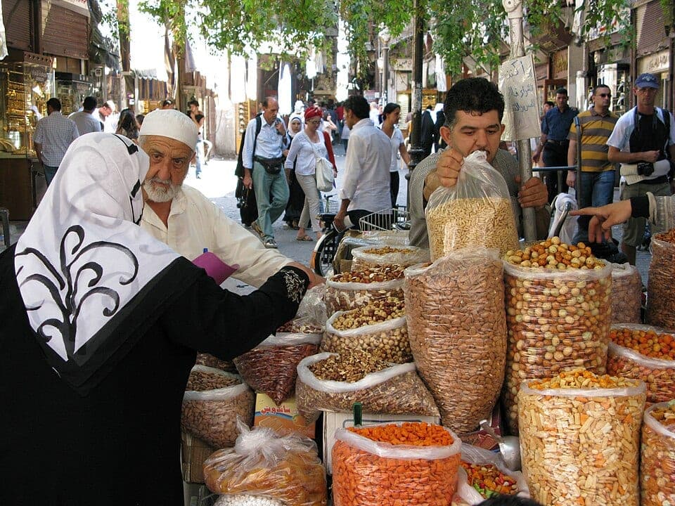 Syria is being reopened to the world economy. Poverty is still widespread.
